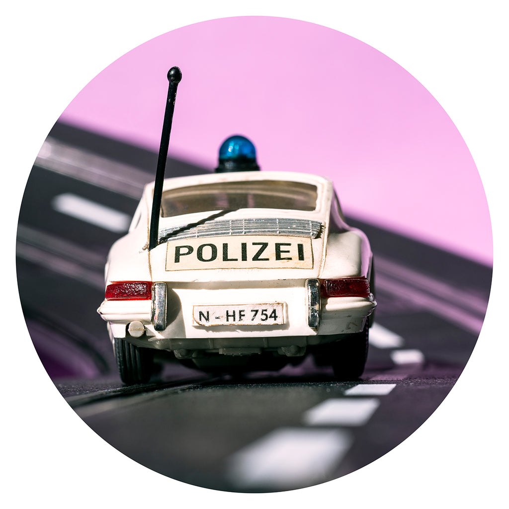 Polizei Porsche auf Carrera Bahn